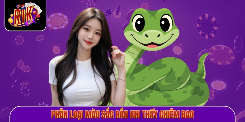 Phân loại màu sắc rắn khi thấy chiêm bao